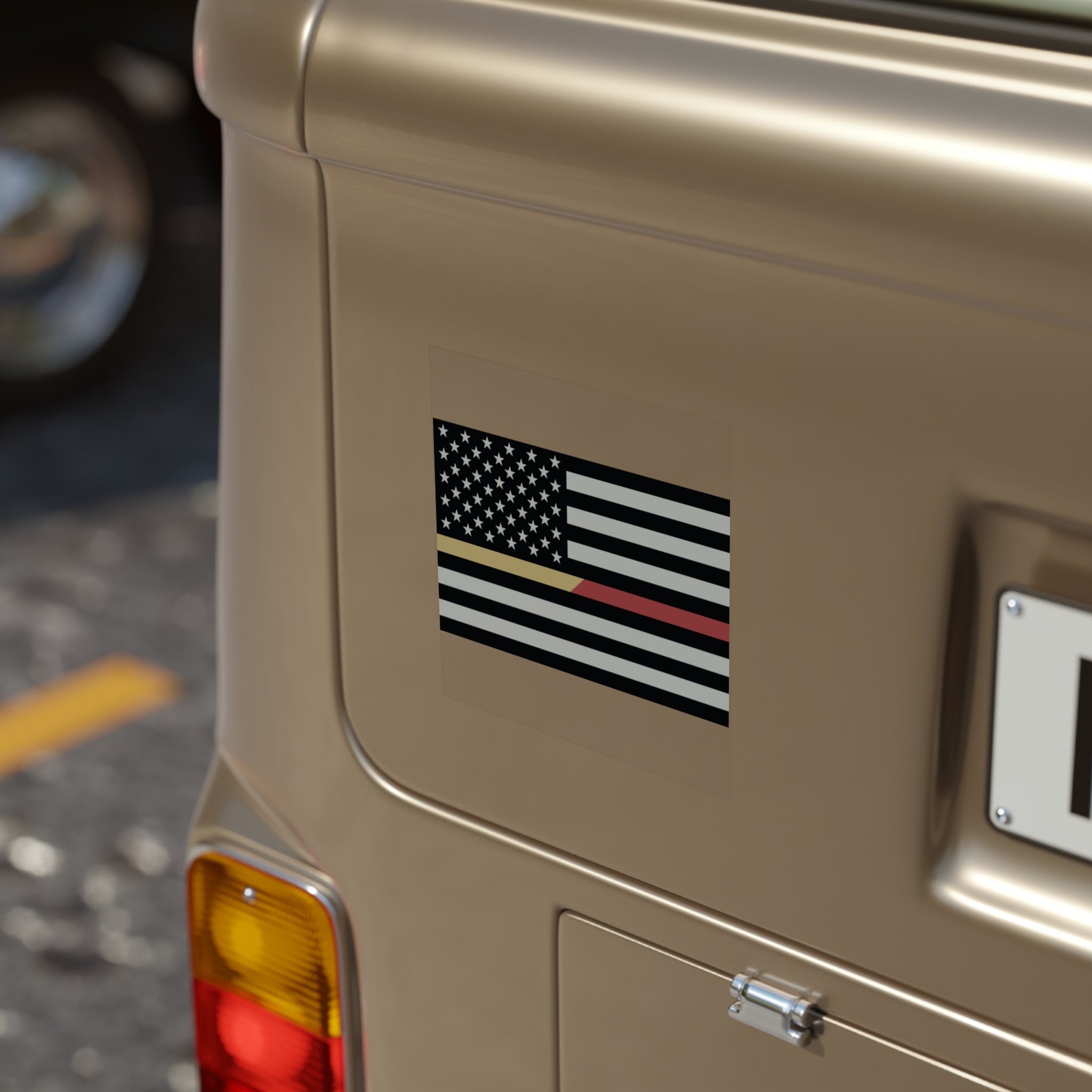 Outdoor Vinyl Flag Sticker