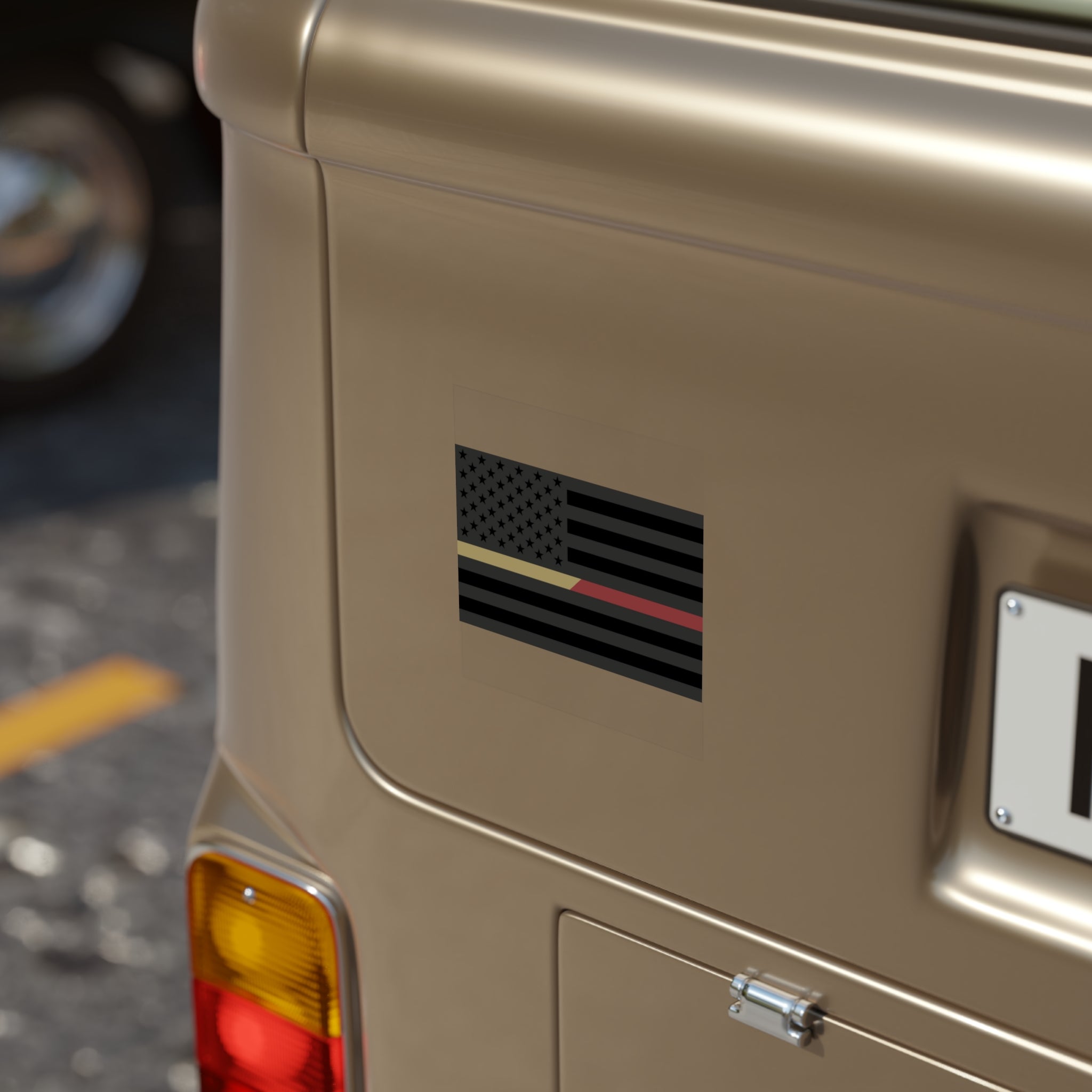 Outdoor Vinyl Flag Sticker