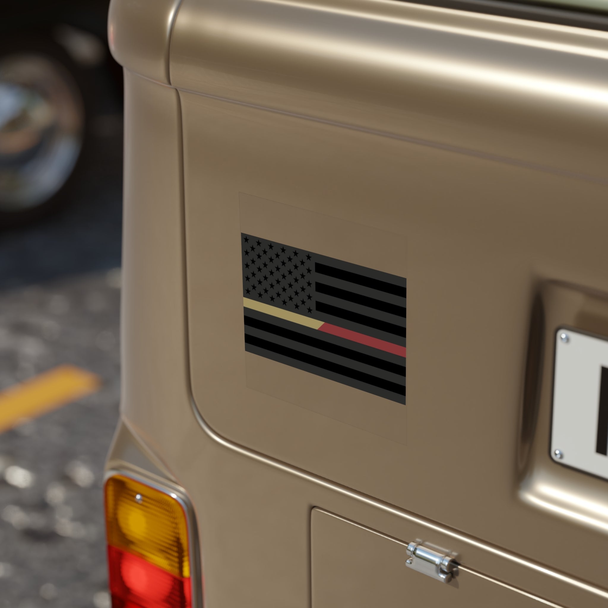 Outdoor Vinyl Flag Sticker
