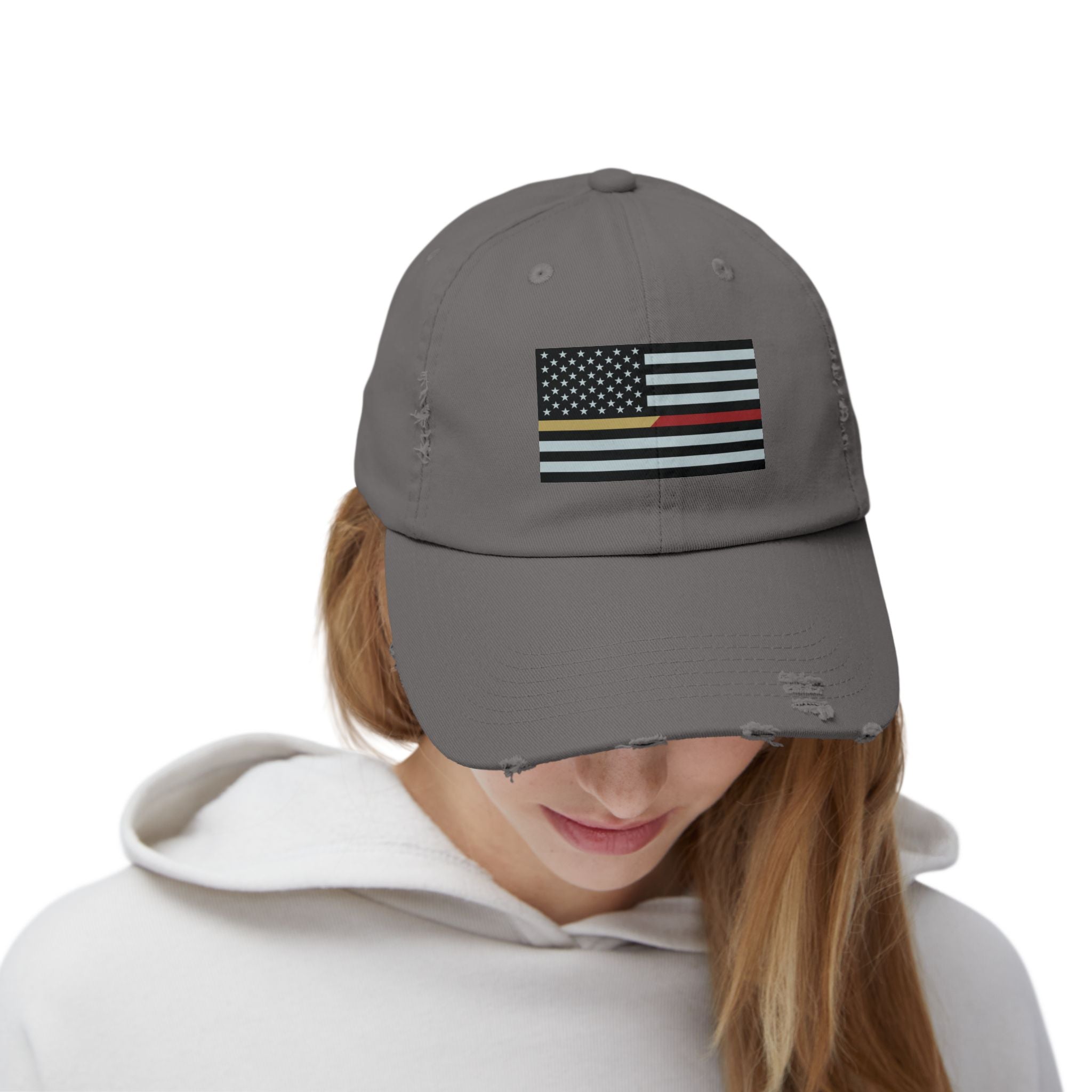 Distressed Flag Cap